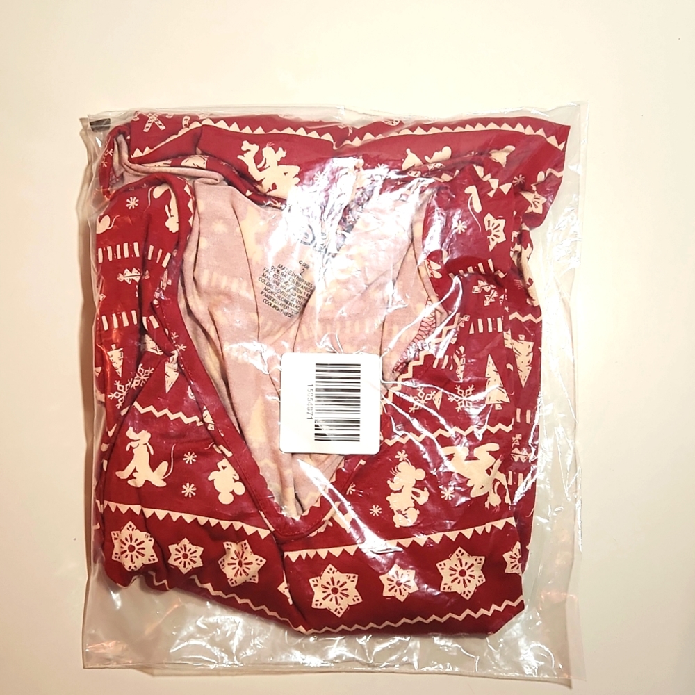 ❤️NWT VINTAGE TORRID BLOUSE MICKEY MOUSE TUNIC HOLIDAY FAIR ISLE CHRISTMAS TOP - Picture 8 of 13
